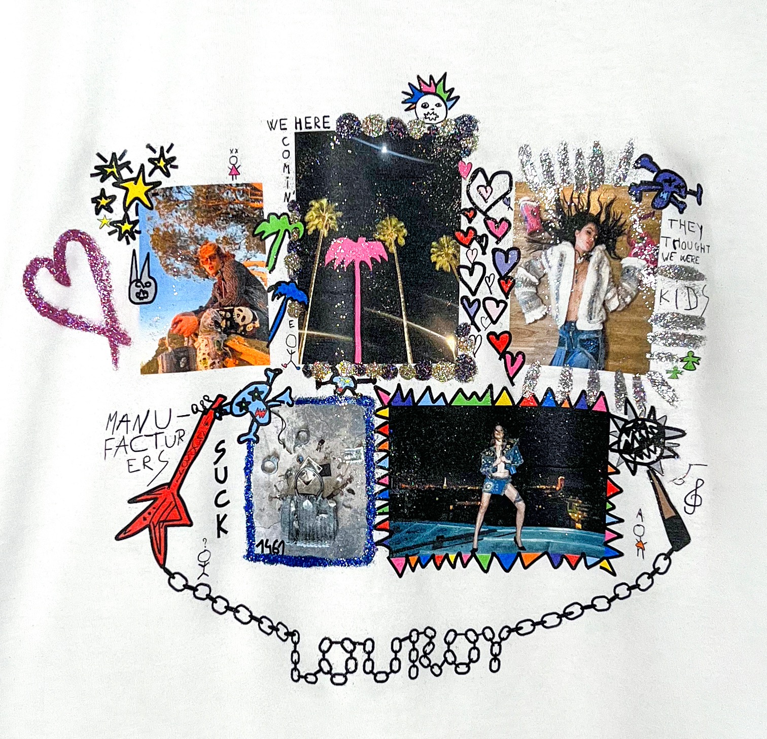 Handmade T-shirt (in stock) N°3 LOUROY