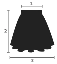 coupe Cowgirls skirt